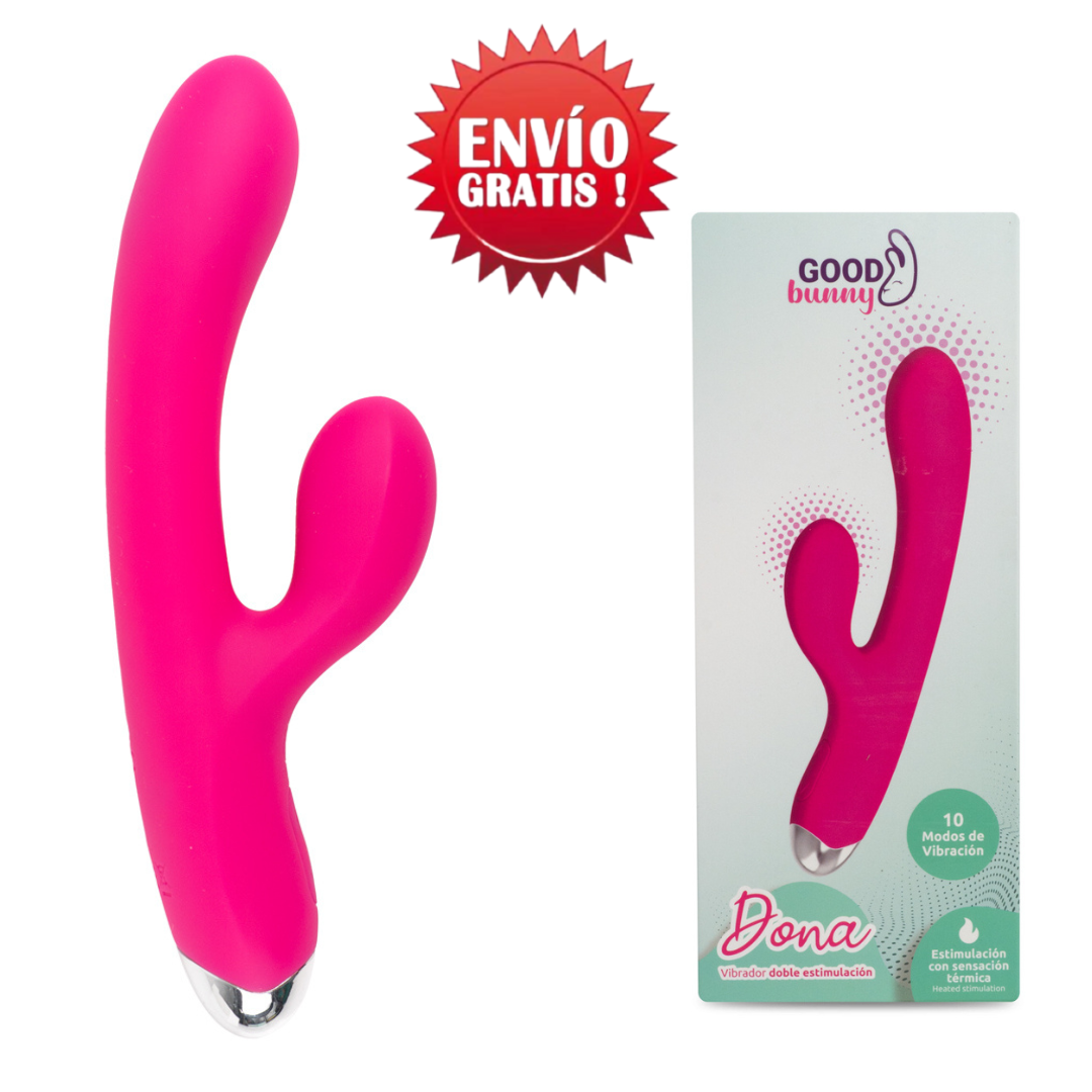 Vibrador Doble Estimulación Dona